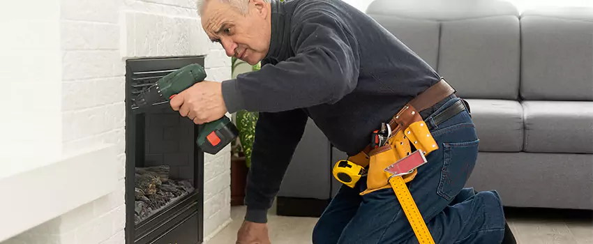 New Indoor Fireplace Installation in Bourbonnais, Illinois