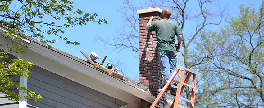 Vinyl and PVC Chimney Flashing Installation in Bourbonnais, IL