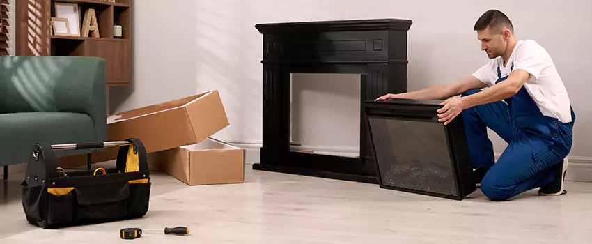 Old Rusted Metal Fireplace Repair And Replacement in Bourbonnais, IL