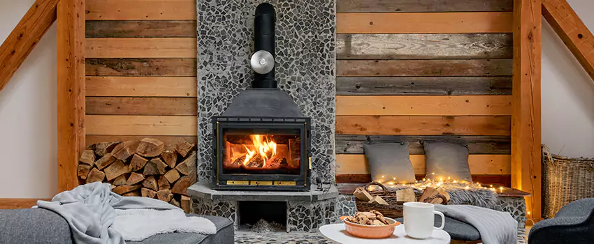 Thelin Hearth Products Direct Vent Gas Stove Fireplace Inspection in Bourbonnais, Illinois